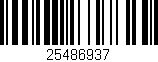 Código de barras (EAN, GTIN, SKU, ISBN): '25486937'