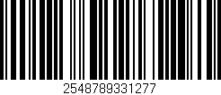 Código de barras (EAN, GTIN, SKU, ISBN): '2548789331277'