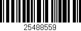Código de barras (EAN, GTIN, SKU, ISBN): '25488559'