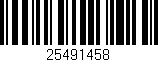 Código de barras (EAN, GTIN, SKU, ISBN): '25491458'