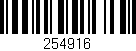 Código de barras (EAN, GTIN, SKU, ISBN): '254916'