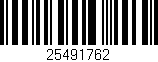 Código de barras (EAN, GTIN, SKU, ISBN): '25491762'