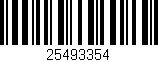 Código de barras (EAN, GTIN, SKU, ISBN): '25493354'