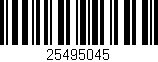 Código de barras (EAN, GTIN, SKU, ISBN): '25495045'