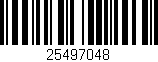 Código de barras (EAN, GTIN, SKU, ISBN): '25497048'