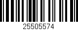 Código de barras (EAN, GTIN, SKU, ISBN): '25505574'
