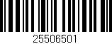 Código de barras (EAN, GTIN, SKU, ISBN): '25506501'