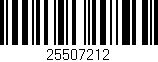 Código de barras (EAN, GTIN, SKU, ISBN): '25507212'
