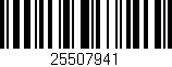 Código de barras (EAN, GTIN, SKU, ISBN): '25507941'