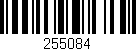 Código de barras (EAN, GTIN, SKU, ISBN): '255084'