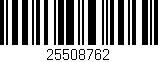 Código de barras (EAN, GTIN, SKU, ISBN): '25508762'
