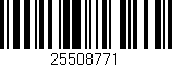Código de barras (EAN, GTIN, SKU, ISBN): '25508771'