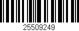 Código de barras (EAN, GTIN, SKU, ISBN): '25509249'
