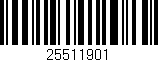 Código de barras (EAN, GTIN, SKU, ISBN): '25511901'