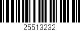 Código de barras (EAN, GTIN, SKU, ISBN): '25513232'