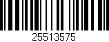 Código de barras (EAN, GTIN, SKU, ISBN): '25513575'