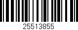 Código de barras (EAN, GTIN, SKU, ISBN): '25513855'