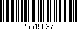 Código de barras (EAN, GTIN, SKU, ISBN): '25515637'