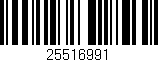 Código de barras (EAN, GTIN, SKU, ISBN): '25516991'