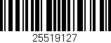 Código de barras (EAN, GTIN, SKU, ISBN): '25519127'