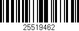 Código de barras (EAN, GTIN, SKU, ISBN): '25519462'