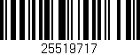 Código de barras (EAN, GTIN, SKU, ISBN): '25519717'