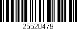 Código de barras (EAN, GTIN, SKU, ISBN): '25520479'