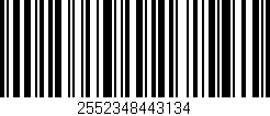 Código de barras (EAN, GTIN, SKU, ISBN): '2552348443134'