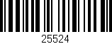 Código de barras (EAN, GTIN, SKU, ISBN): '25524'