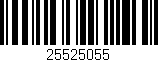 Código de barras (EAN, GTIN, SKU, ISBN): '25525055'