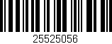 Código de barras (EAN, GTIN, SKU, ISBN): '25525056'