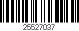 Código de barras (EAN, GTIN, SKU, ISBN): '25527037'