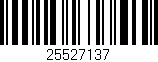 Código de barras (EAN, GTIN, SKU, ISBN): '25527137'