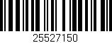 Código de barras (EAN, GTIN, SKU, ISBN): '25527150'
