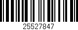 Código de barras (EAN, GTIN, SKU, ISBN): '25527847'
