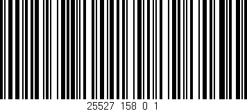 Código de barras (EAN, GTIN, SKU, ISBN): '25527_158_0_1'