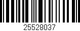 Código de barras (EAN, GTIN, SKU, ISBN): '25528037'