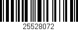 Código de barras (EAN, GTIN, SKU, ISBN): '25528072'