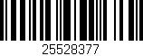 Código de barras (EAN, GTIN, SKU, ISBN): '25528377'