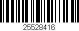 Código de barras (EAN, GTIN, SKU, ISBN): '25528416'