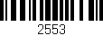 Código de barras (EAN, GTIN, SKU, ISBN): '2553'