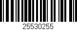 Código de barras (EAN, GTIN, SKU, ISBN): '25530255'