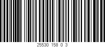 Código de barras (EAN, GTIN, SKU, ISBN): '25530_158_0_3'
