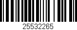 Código de barras (EAN, GTIN, SKU, ISBN): '25532265'