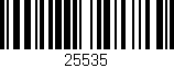 Código de barras (EAN, GTIN, SKU, ISBN): '25535'