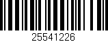 Código de barras (EAN, GTIN, SKU, ISBN): '25541226'