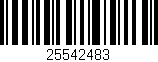 Código de barras (EAN, GTIN, SKU, ISBN): '25542483'