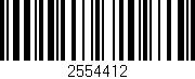 Código de barras (EAN, GTIN, SKU, ISBN): '2554412'