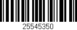Código de barras (EAN, GTIN, SKU, ISBN): '25545350'