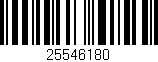 Código de barras (EAN, GTIN, SKU, ISBN): '25546180'